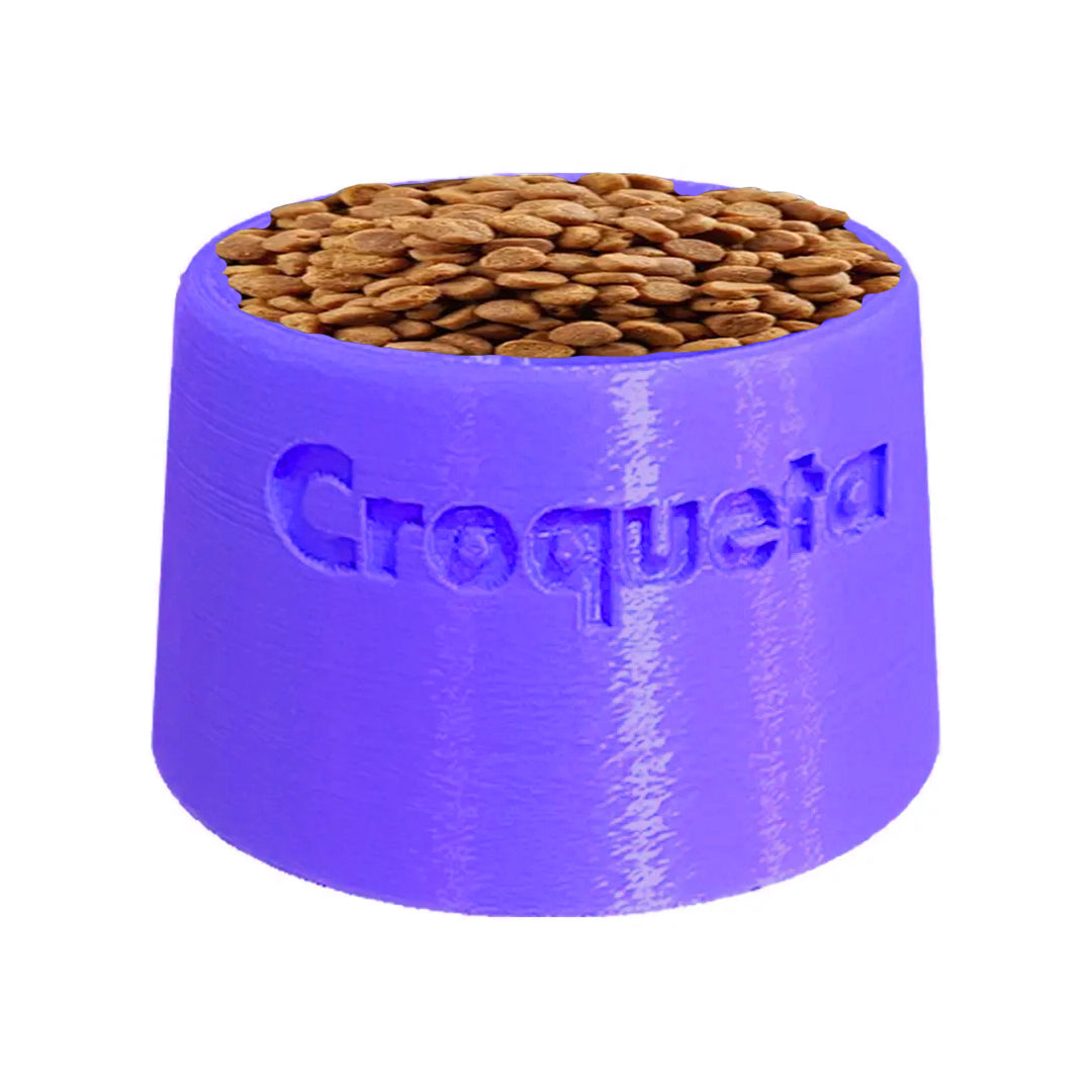 Plato Elevado De Alimento Perro/gato con Nombre Personalizable