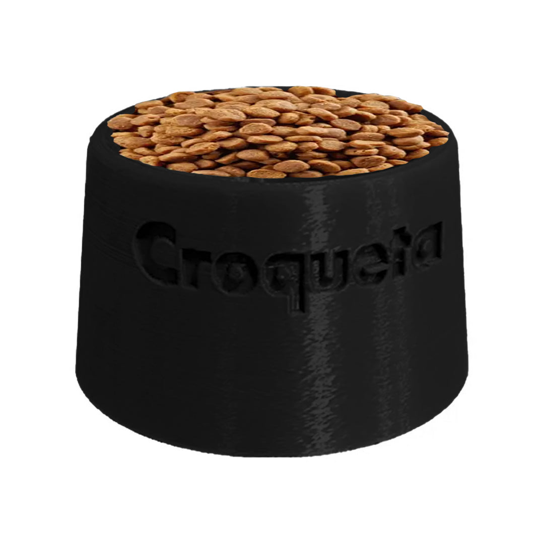 Plato Elevado De Alimento Perro/gato con Nombre Personalizable