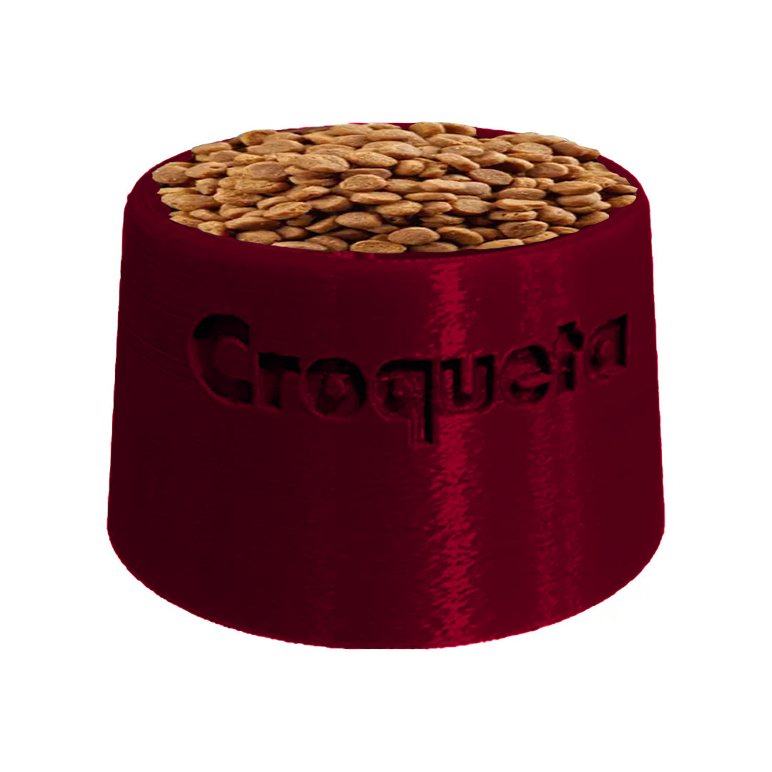 Plato Elevado De Alimento Perro/gato con Nombre Personalizable