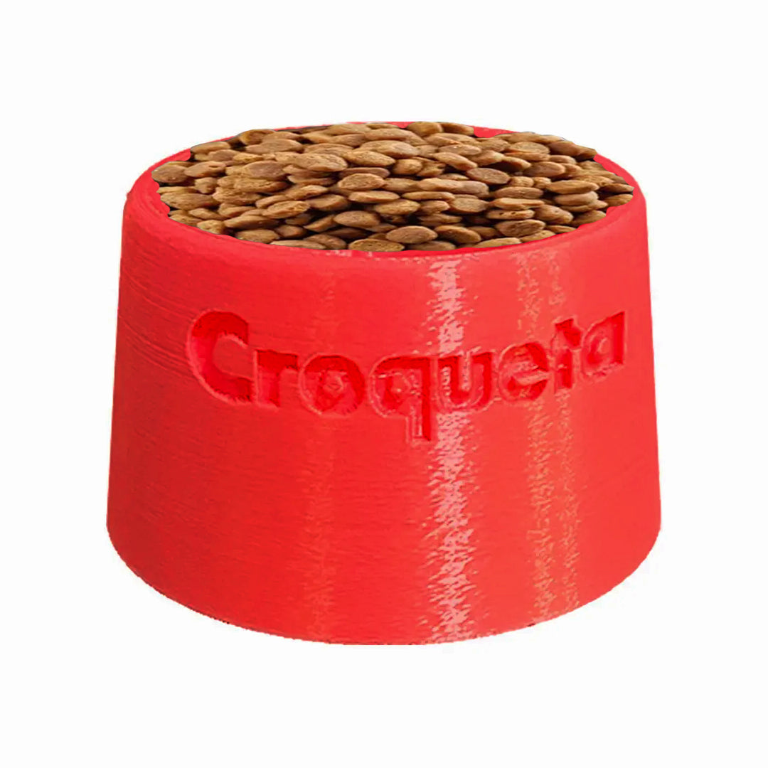 Plato Elevado De Alimento Perro/gato con Nombre Personalizable