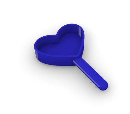 Cucharón para alimento de perro en forma de corazón