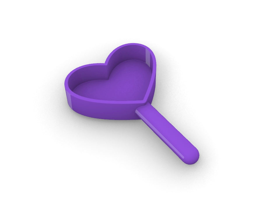 Cucharón para alimento de perro en forma de corazón