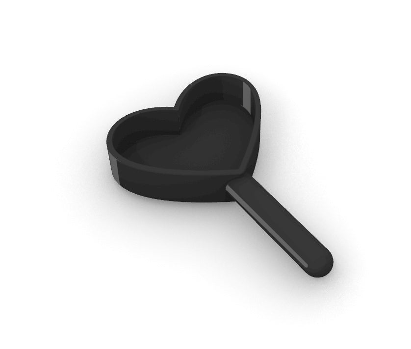 Cucharón para alimento de perro en forma de corazón